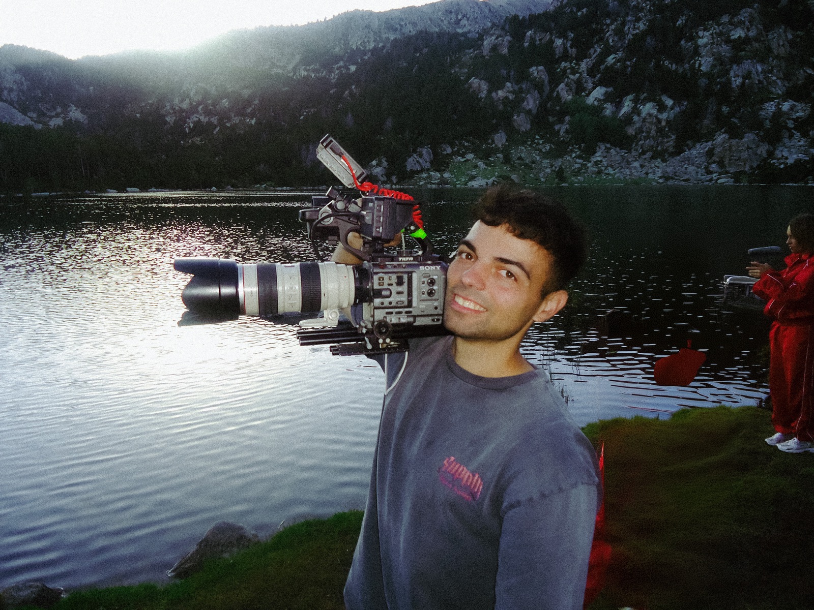 Sergi Grau amb la càmera